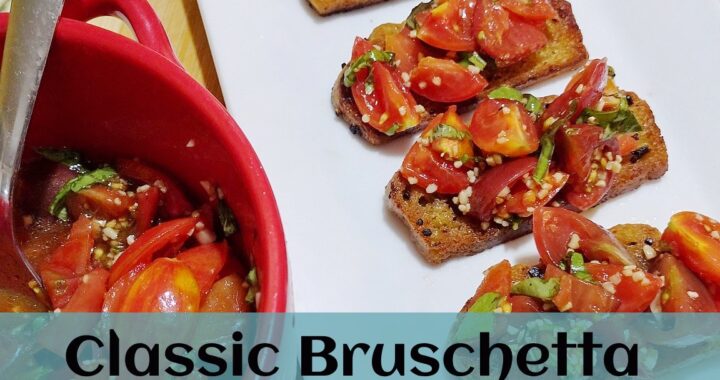 Bruschetta Recipe - Moon & Hare Studio