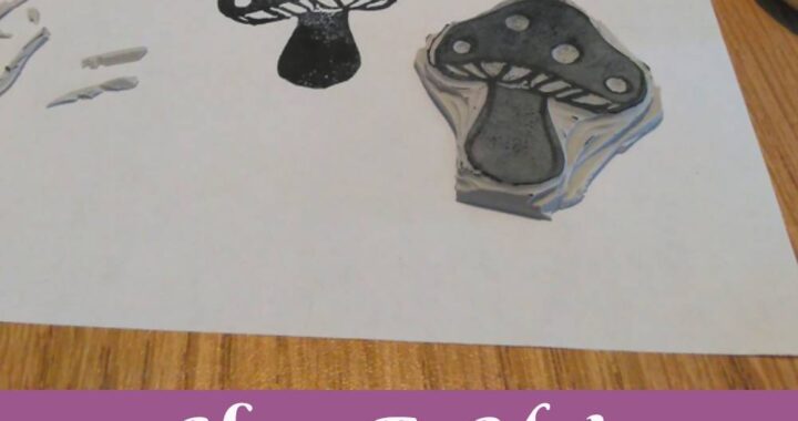 How to make your own stamp - a tutorial from Moon & Hare Studio