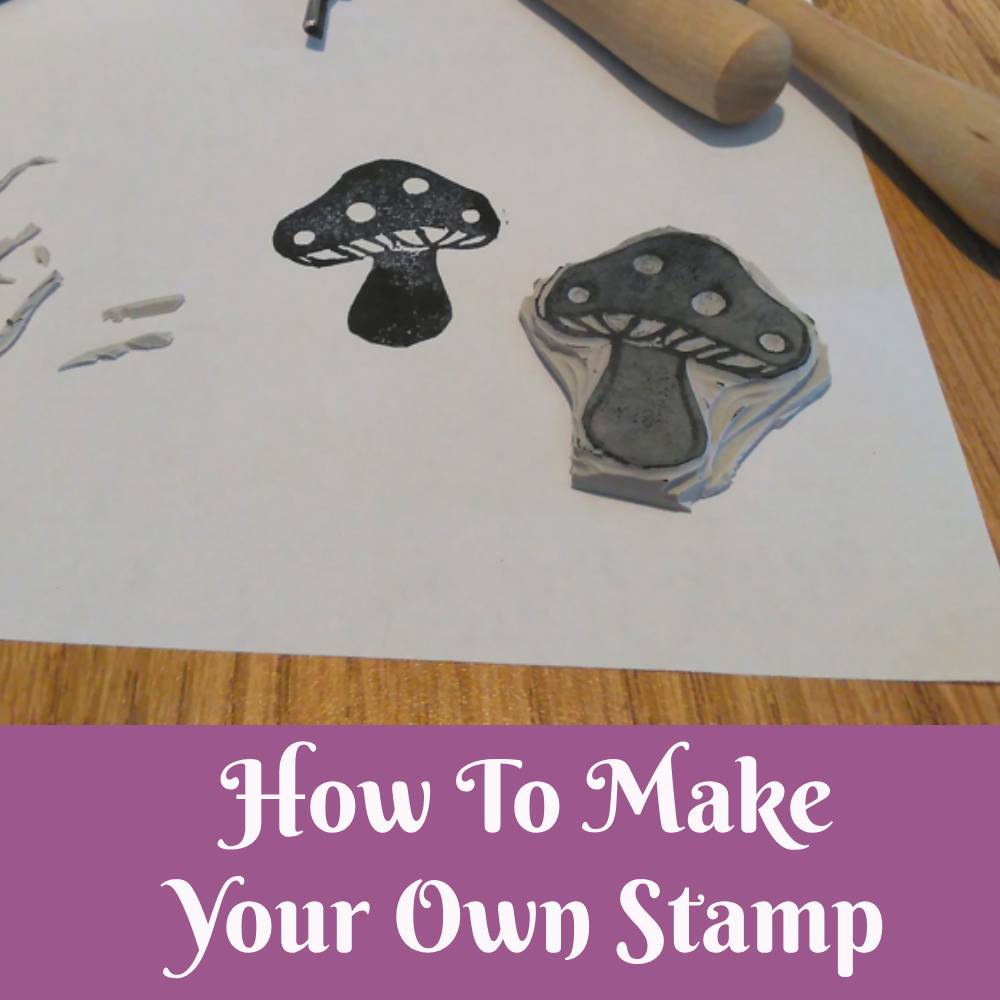How to make your own stamp - a tutorial from Moon & Hare Studio