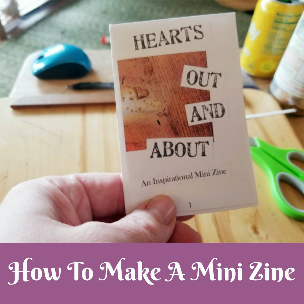How to make mini zines - a tutorial from Moon & Hare Studio