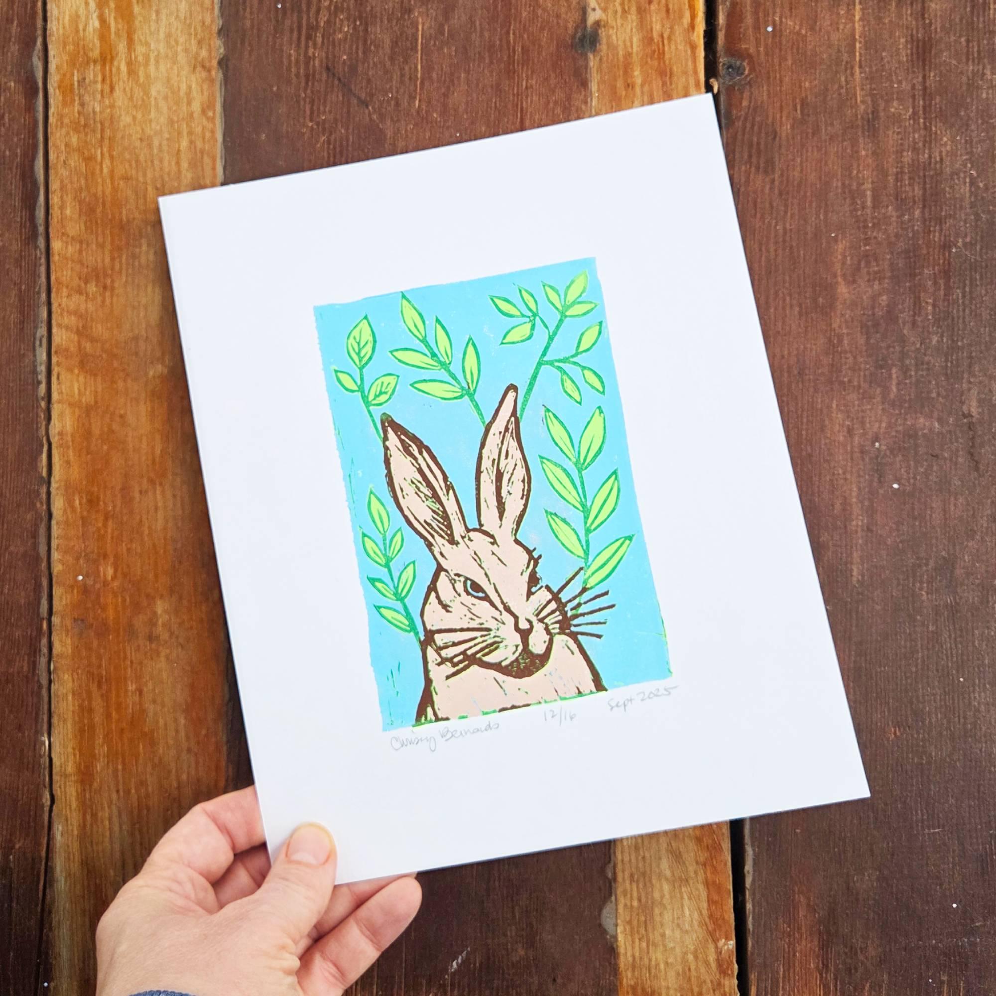 Rabbit Block Print - Image 5