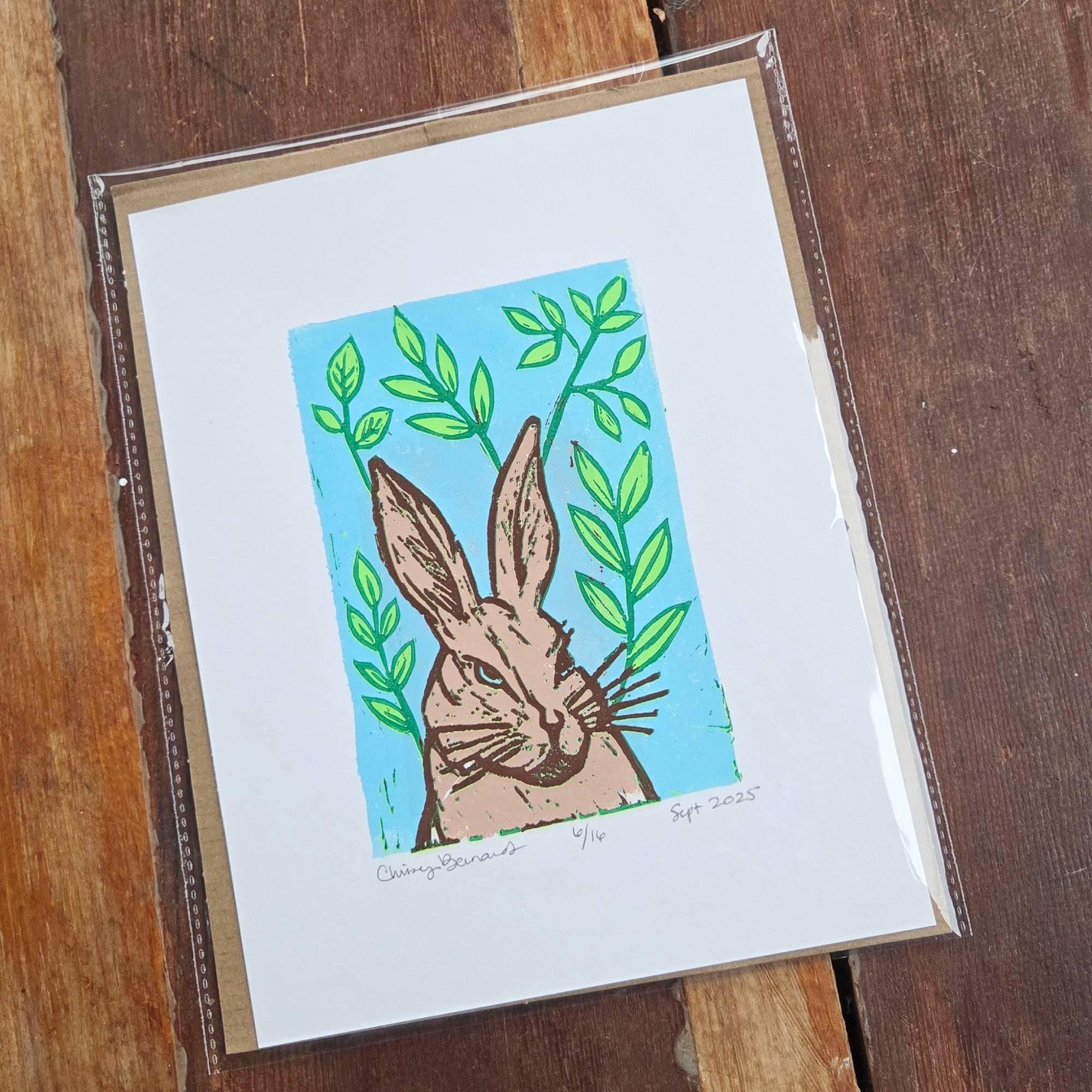 Rabbit Block Print - Image 4