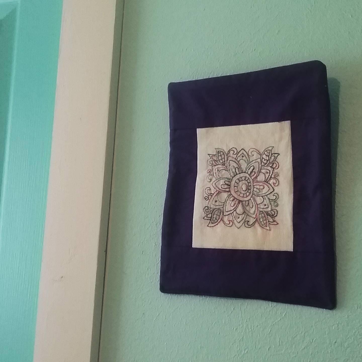Block Printed Leaf Patch - Image 5