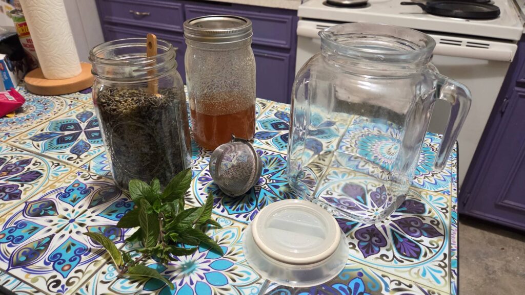 Chocolate Green Iced Tea Recipe - from Moon & Hare Studio!