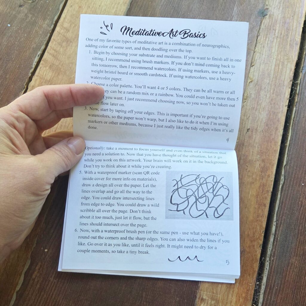 Doodles & Designs: a sourcebook for artists - a zine from Moon & Hare Studio