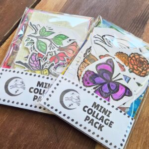 Handmade Mini Collage Paper Pack